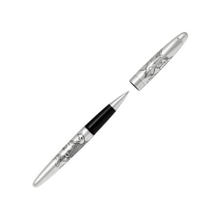 Stylo Roller PILOT Silver Carpe Argent Massif