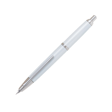 Stylo-plume M Pilot Decimo Blanc attributs rhodiés