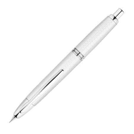 Capless Graphite Blanc attributs rhodiés - plume M
