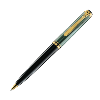 Stylo bille SOUVERÄN 800 en résine haute qualité - Noir / Vert