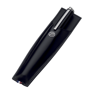 Etui 1 place S.T. Dupont - Line D - Cuir Noir