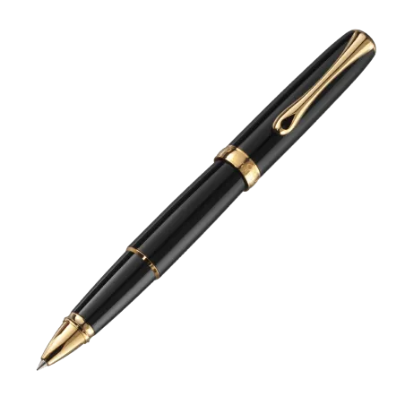 Roller Excellence A2 laqué noir doré