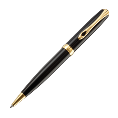 Stylo bille Excellence A2 laqué noir doré easyFLOW