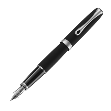 Stylo-plume Excellence A2 lapis noir mat chrome - M