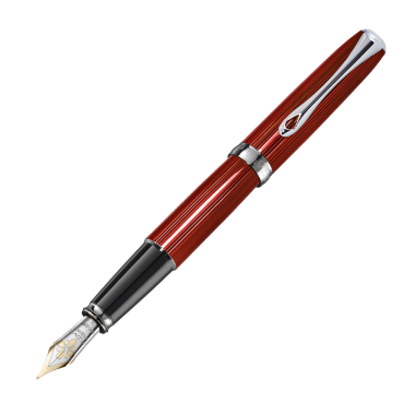 Stylo-plume Excellence A2  Skyline rouge 14 carats - M