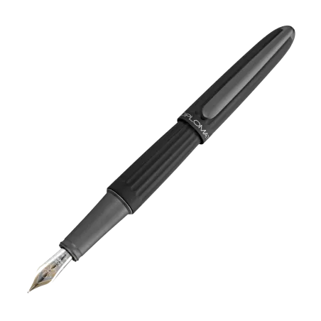 Stylo-plume Aero noir 14 carats  - M