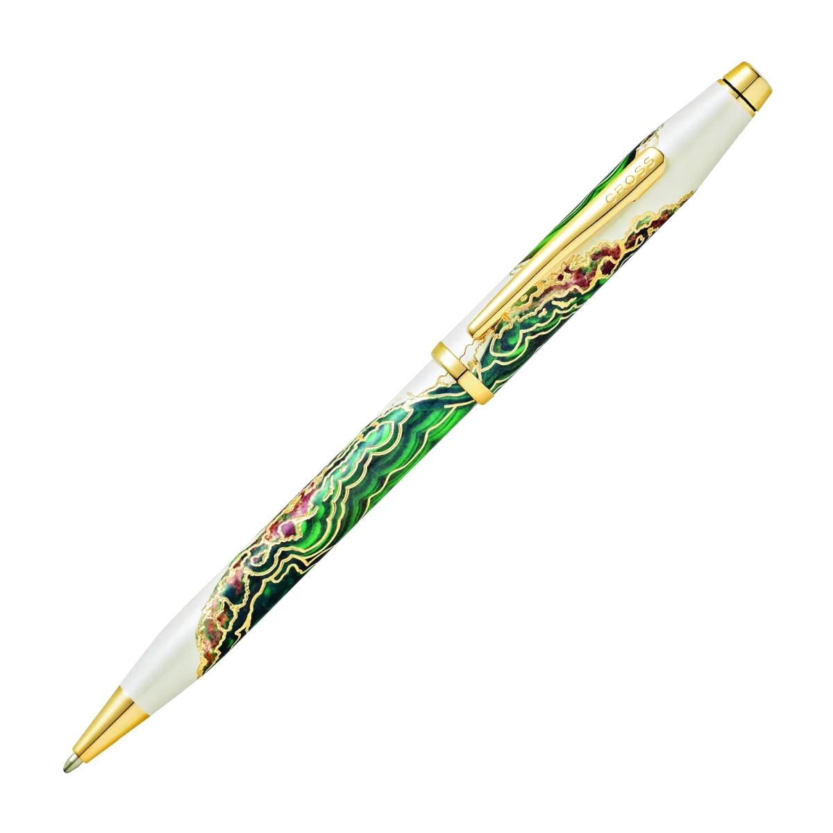 Stylo Bille Cross Wanderlust Vert Borneo