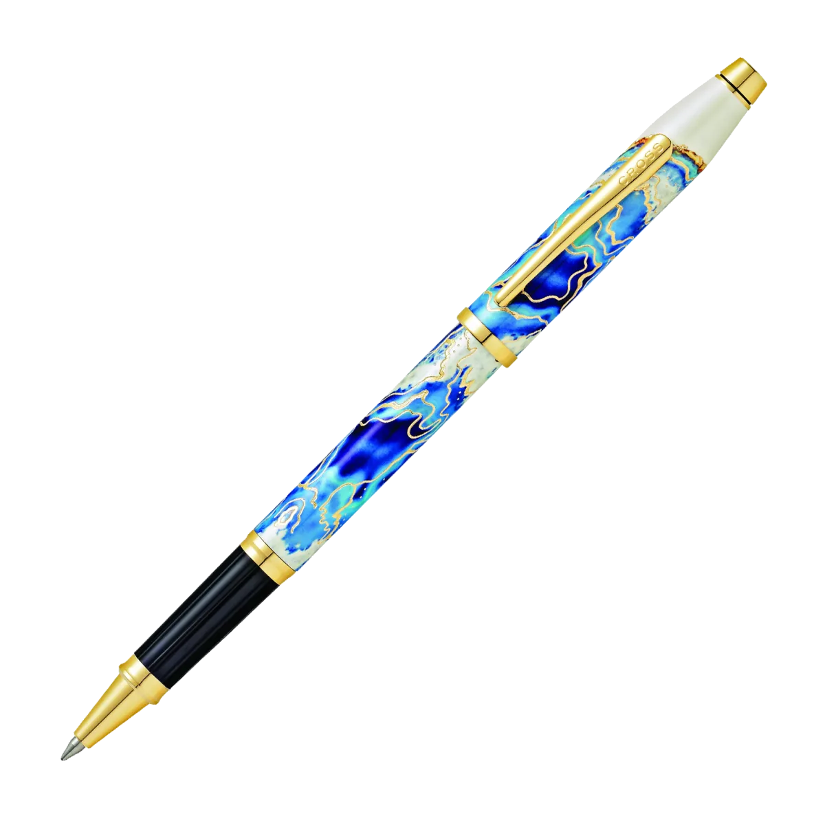 Stylo Roller Cross Wanderlust Bleu Malte
