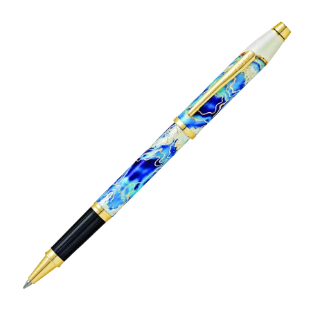 Stylo Roller Cross Wanderlust Bleu Malte