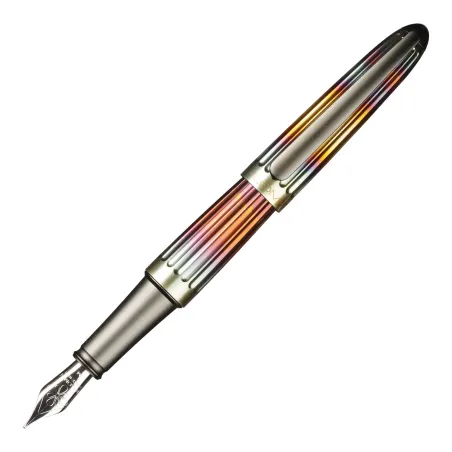 Stylo-plume Diplomat Aero Flame - Acier
