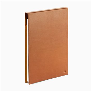 CAHIER CUIR A5 CAMEL