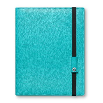 Cahier Cuir A5 LÉMAN TURQUOISE