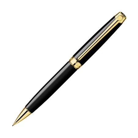 Porte-mine 0.7mm Caran d'Ache - Léman - Ebony Noir Plaqué or