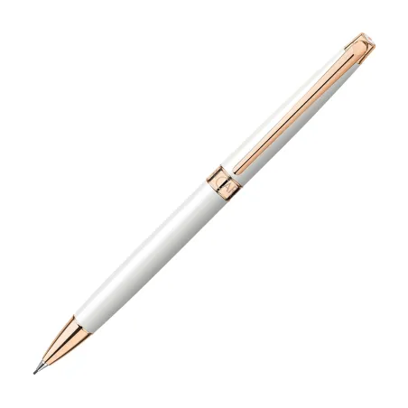 Porte-Mine 0.7mm Caran d'Ache - Léman Slim - Blanc Or Rose