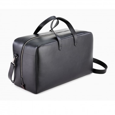 SAC VOYAGE WEEKEND CUIR NOIR