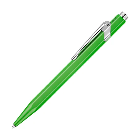 Stylo Bille 849 Caran d'Ache POPLINE Vert Fluo - avec Étui