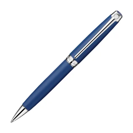 Stylo bille Caran d'Ache - Léman - Bleu Nuit Mat