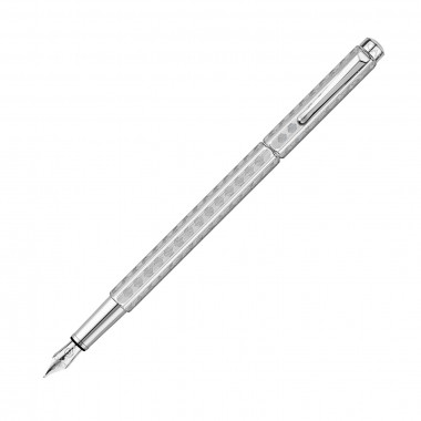 Stylo Plume Ecridor Caran d'Ache "Héritage Platiné"- M
