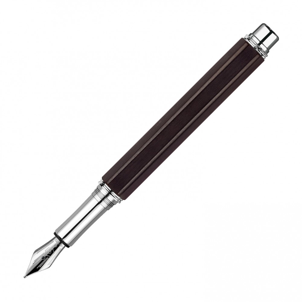 Stylo plume VARIUS EBONY argenté rhodié Stylo plume VARIUS EBONY argenté rhodié