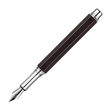 Stylo Plume M Caran d'Ache - Varius - Ebony Rhodié - Plume
