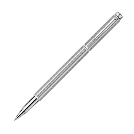 Stylo Roller Ecridor Caran d'Ache "Chevron Platiné"