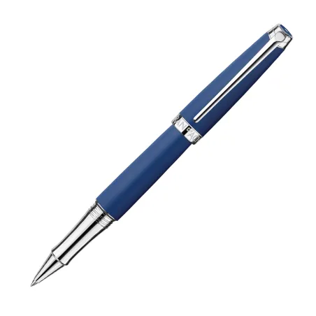 Stylo Roller Caran d'Ache - Léman - Bleu Nuit Mat