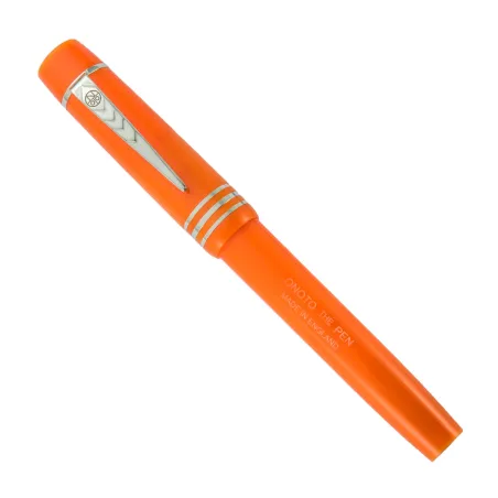 Stylo-Plume Magna Classic Tangerine & Silver