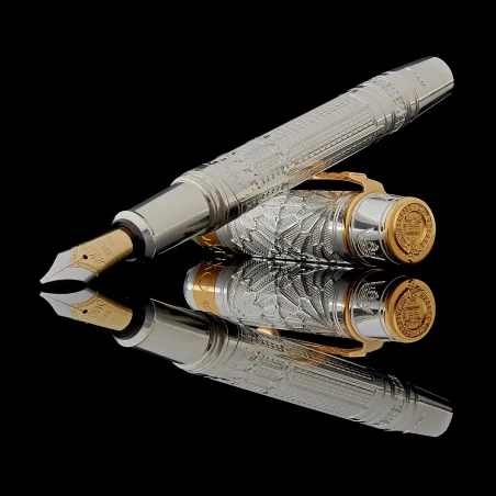 Stylo-Plume Oxford Divinity Silver Pen