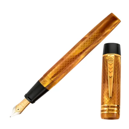 Stylo-Plume Magna Classic Pearl Gold Pearl & Gold chased