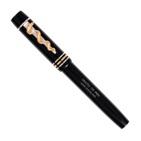Stylo-Plume The Doctor's Pen Black with Rod of Ascelepius