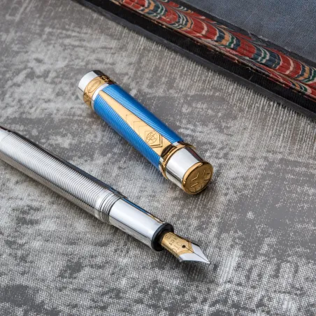 Stylo-Plume Emma Hamilton Sterling Silver / Vitreous Enamel