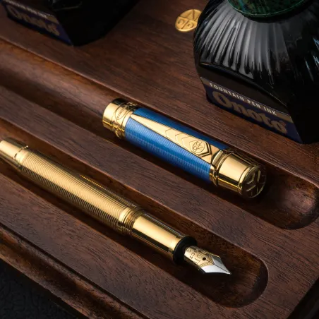 Stylo-Plume Emma Hamilton Vermeil / Vitreous Enamel