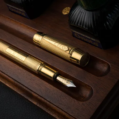 Stylo-Plume Shakespeare Vermeil (gold plated silver)