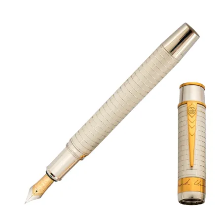 Stylo-Plume Churchill Flemish Bond Silver