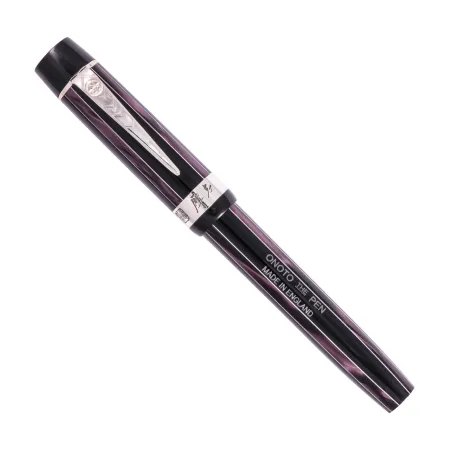 Stylo-Plume Kings College Collection Xu Zhimo Black & Purple Pinstripe