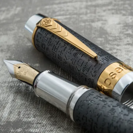Stylo-Plume The British Musuem Collection The Rosetta Pen Burnished Silver