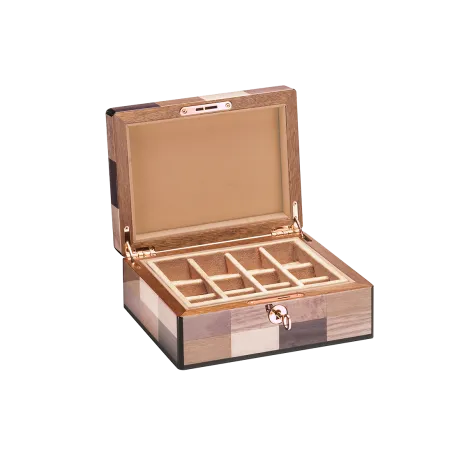 Coffrets  Bijouterie  MORICI - VENEZIA // SESTRIERE. Finition vernis brillant.