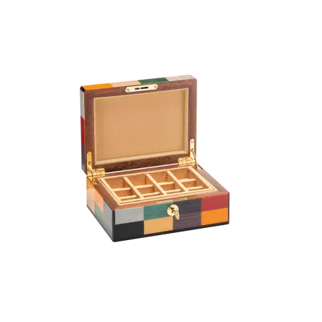 Coffrets Bijouterie MORICI - VENEZIA // RIALTO. Finition vernis brillant.