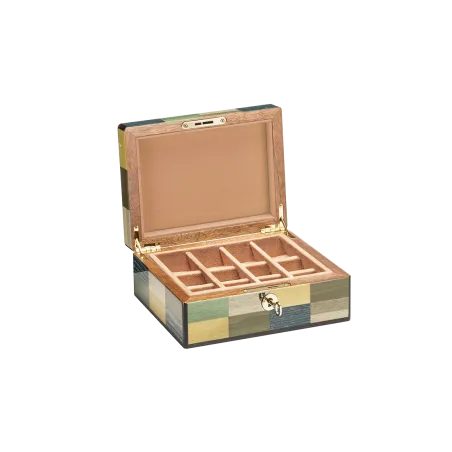 Coffrets  Bijouterie MORICI - VENEZIA // MESTRE. Finition vernis brillant.