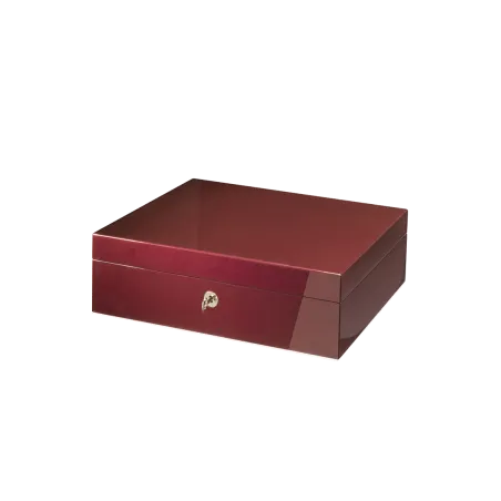 Coffret à bijours. Revêtement extérieur en bois