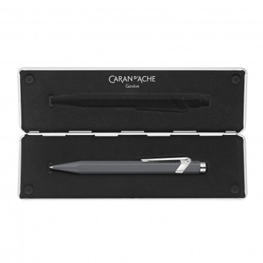 Stylo Roller 849 Caran d'Ache - Vernis Gris Mat - Avec Etui