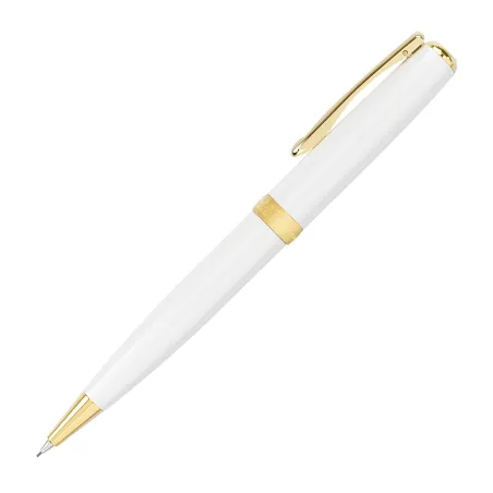 Porte-mines Diplomat Excellence A2 Blanc perle doré - 0,7 mm