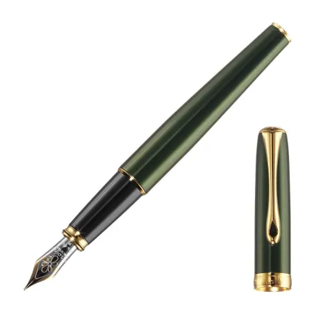 Stylo-Plume Diplomat Excellence A2  Evergreen doré 14CT