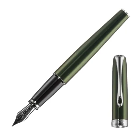 Stylo-Plume Diplomat Excellence A2  Evergreen chrome