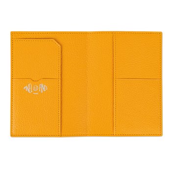 Porte-passeport PINEL & PINEL brooklyn en toile enduite mocaccino