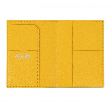 Porte-passeport PINEL & PINEL brooklyn en toile enduite poppy