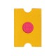 Porte-cartes PINEL & PINEL hublot en toile enduite poppy - chevre fuschia