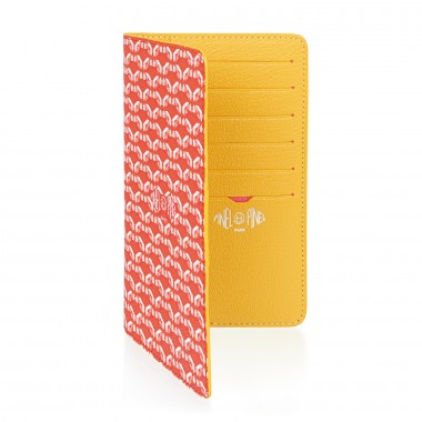 portefeuille PINEL & PINEL london toile enduite poppy