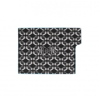 portefeuille PINEL & PINEL manhattan 7c toile enduite perfect black