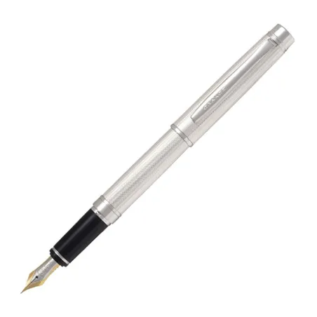 Stylo-plume M Pilot Grance Grain - Argent Attributs rhodiés